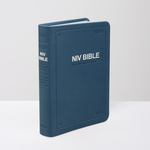 영문 NIV BIBLE 특소 단본 무지퍼 네이비