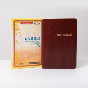 영문 NIV BIBLE 대 단본 다크브라운