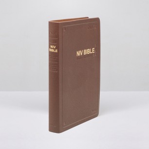 영문 NIV BIBLE 대 단본 무지퍼 다크브라운 / 7912242