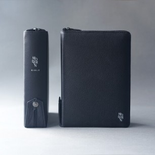 개역개정4판 모던컬러성경 새찬송가 (대합본/색인/지퍼/최고급가죽(우피)/블랙)