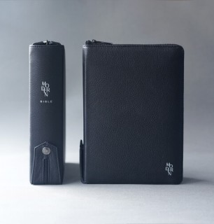 개역개정4판 모던컬러성경 새찬송가 (대합본/색인/지퍼/최고급가죽(우피)/블랙)